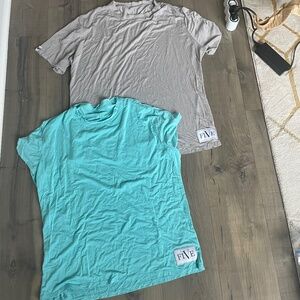 Five Dancewear Oversized T-Shirts (Turqoise & Gray)